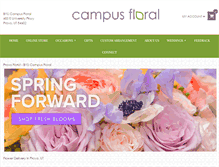 Tablet Screenshot of campuscraftfloral.com